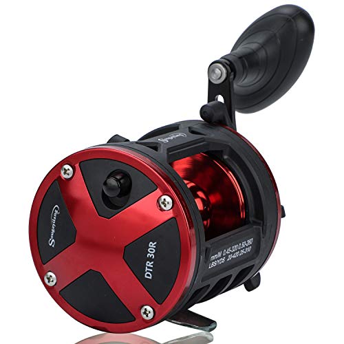 Sougayilang Conventional Reel: Graphite Body, Stainless-Steel, Large-Capacity