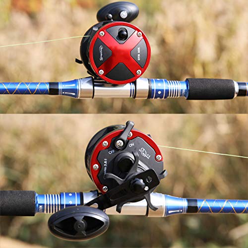 Sougayilang Conventional Reel: Graphite Body, Stainless-Steel, Large-Capacity