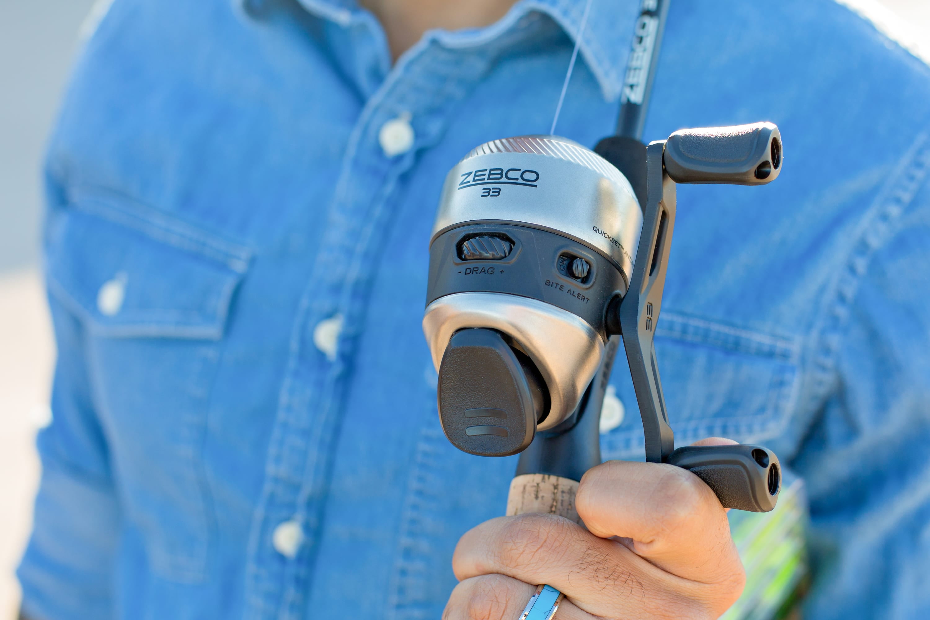 Zebco 33 Spincast Reel for Fishing