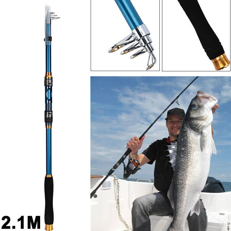 Portable Telescopic Fishing Pole Kit - 3.6m