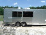 22' Enclosed BBQ Mobile Kitchen Trailer