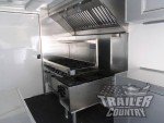 22' Enclosed BBQ Mobile Kitchen Trailer