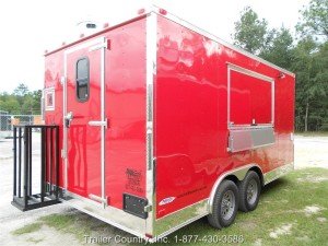 8.5x16 Enclosed Food Vending Trailer