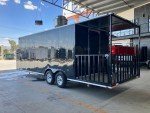 8x16 Concession Food Trailer with BBQ Porch