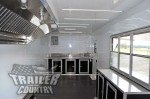 2025 8.5x24 Mobile Concession Kitchen Trailer