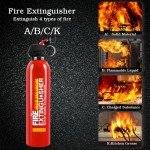 3-Pack Portable Fire Extinguishers for Kitchens & Trucks