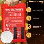 40”x40” Fire Blanket for Kitchen Safety