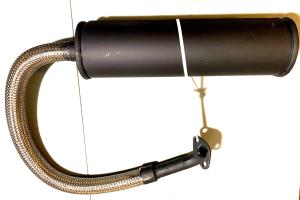 Exhaust Extension with Muffler for Food Trucks