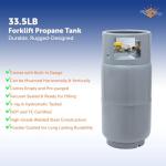 Flame King 33.5LB Forklift Propane Tank Cylinder