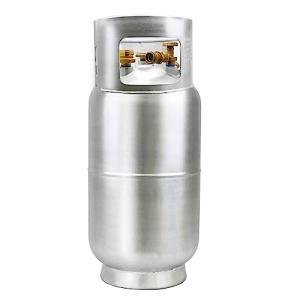 Flame King 33.5lb Aluminum Propane Tank with Gauge