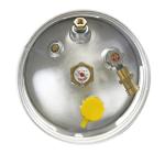 Flame King 33.5lb Aluminum Propane Tank with Gauge