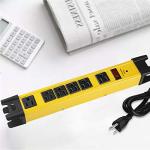 6-Outlet Heavy Duty Surge Protector with 6FT Cord