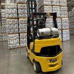 Flame King 33.5lb Aluminum Propane Tank with Gauge