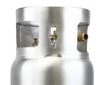Flame King 33.5lb Aluminum Propane Tank with Gauge