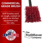 High Heat Resistant 20" Deep Fryer Cleaning Brush