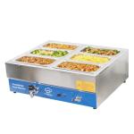 6-Pan Electric Food Warmer for Food Trucks