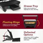 2-in-1 Nonstick Panini Press and Indoor Grill