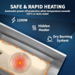 3 Pan Commercial Food Warmer with Temperature Control