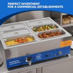 6-Pan Electric Food Warmer for Food Trucks