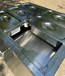 Gas Shark 6-Container Stainless Steel Food Warmer