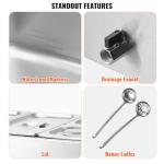 VEVOR 4-Pan Stainless Steel Food Warmer