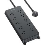 TROND 10-Outlet Surge Protector with USB Ports