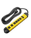 Heavy Duty 6-Outlet Power Strip with 15FT Cord