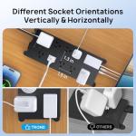 TROND 10-Outlet Surge Protector with USB Ports