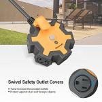 5-Outlet Power Strip with 15FT Heavy Duty Cord