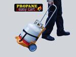 Portable Propane Tank Carrier Dolly with Fuel Gauge