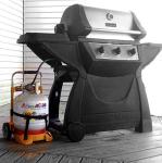 Portable Propane Tank Carrier Dolly with Fuel Gauge