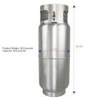 Flame King 43.5LB Aluminum Propane Tank with Gauge