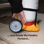 Portable Propane Tank Carrier Dolly with Fuel Gauge