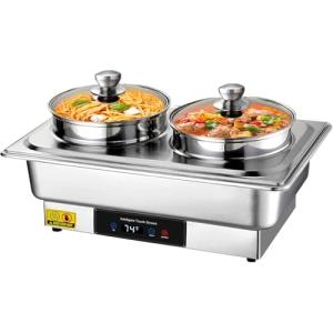 VorChef 2-Pot Electric Food Warmer for Catering