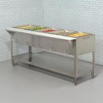 Kratos Electric Steam Table with 4 Wells