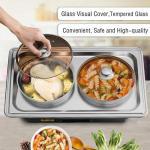 VorChef 2-Pot Electric Food Warmer for Catering