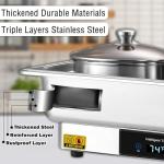 VorChef 2-Pot Electric Food Warmer for Catering