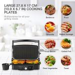 iSiLER 2-Slice Electric Panini Press Grill