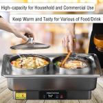 VorChef 2-Pot Electric Food Warmer for Catering