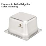 BIEAMA 6 Pack Stainless Steel Hotel Pans