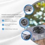 Cadco 14" Electric Portable Hot Plate for Food Trucks