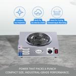 Cadco 14" Electric Portable Hot Plate for Food Trucks