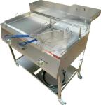 Gas Shark Deep Fryer and Griddle Cart Combo