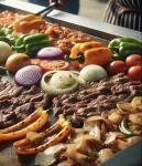 Gas Shark Deep Fryer and Griddle Cart Combo