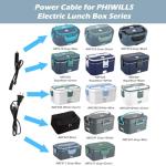 Portable Power Cable for Electric Lunch Box