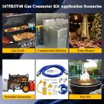 Safety System Kit for 48" Gas Hose Connection