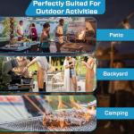 Portable Outdoor Propane Fryer and Griddle Combo