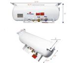Flame King 16-Gallon Horizontal Propane Tank