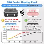 60W Electric Lunch Box Heater for Cars and Trucks