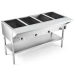 Wilprep 4 Well Electric Food Warmer with Cutting Board